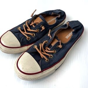 Converse Dark Blue and Beige Sneakers